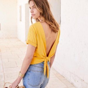 BRAND NEW Sézane Dorian T-shirt (Yellow)